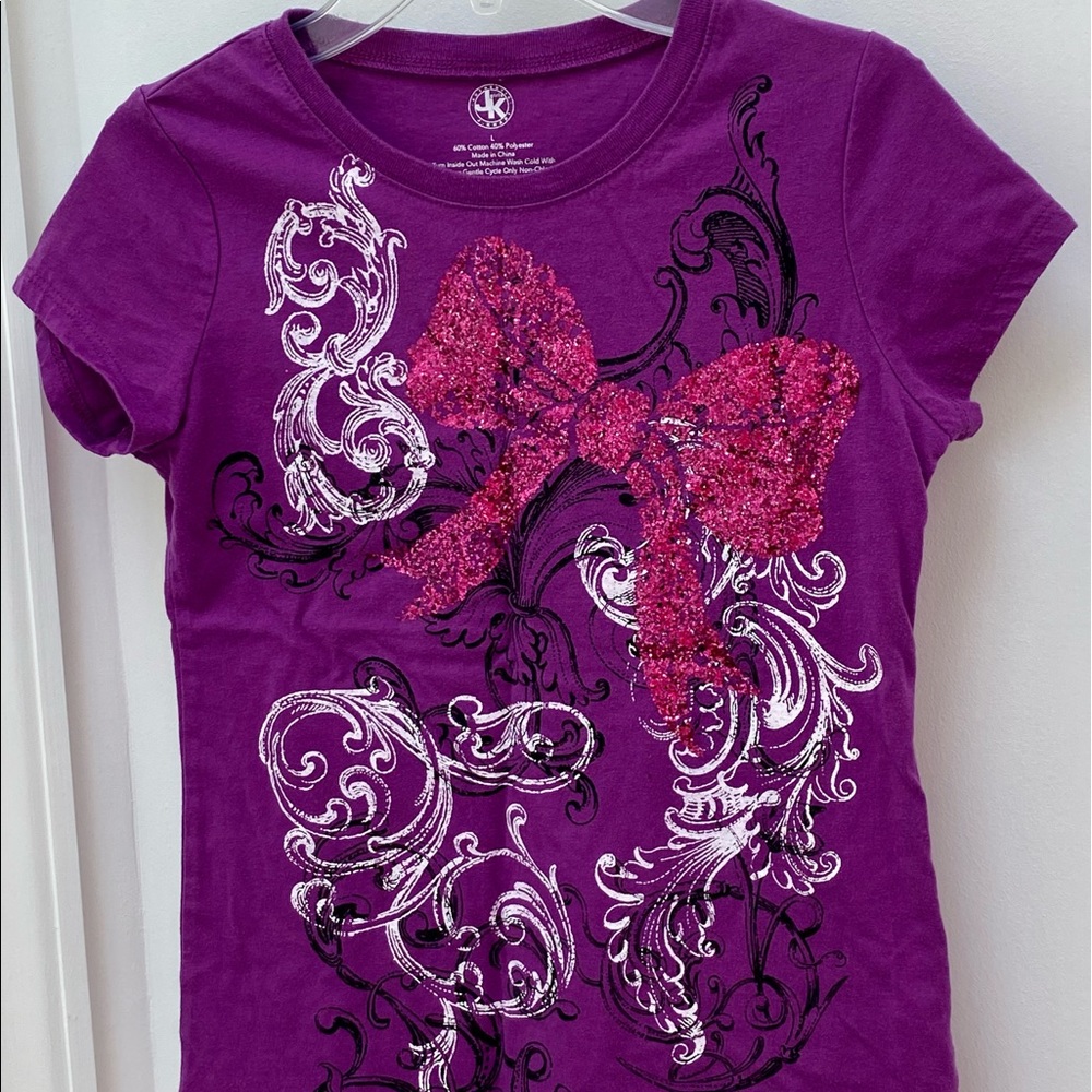 SALE 3/$12-JKhaki Girls Embellished Tshirt